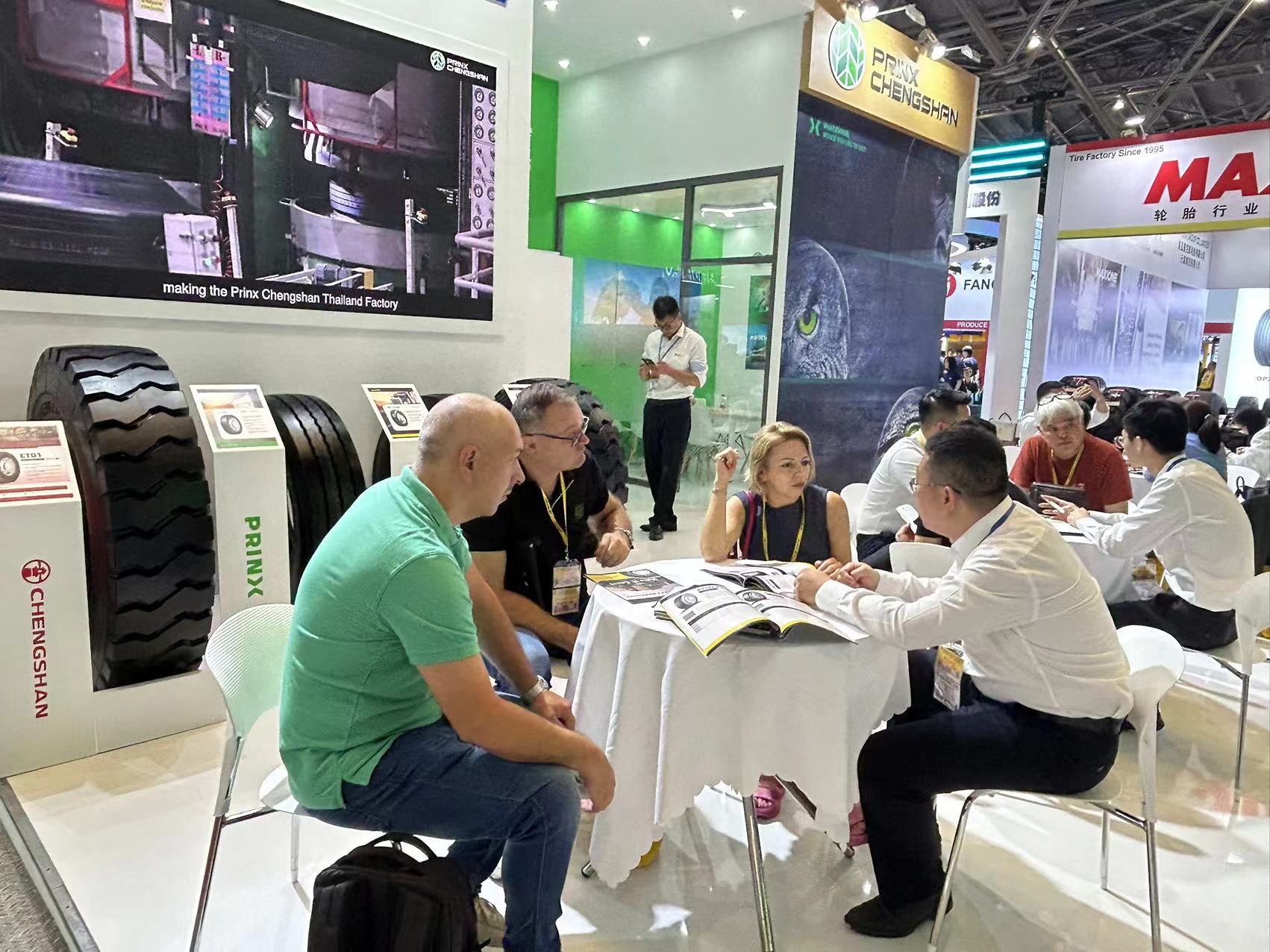 环球国际亮相2023上海国际轮胎展